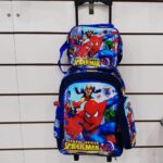 Mochila Com Rodinha Kit 3pçs Homem Aranha Da22253 Promoç Dy (2)