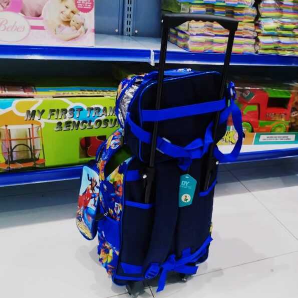 Mochila Com Rodinha Kit 3pçs Homem Aranha Da22253 Promoç Dy (5)