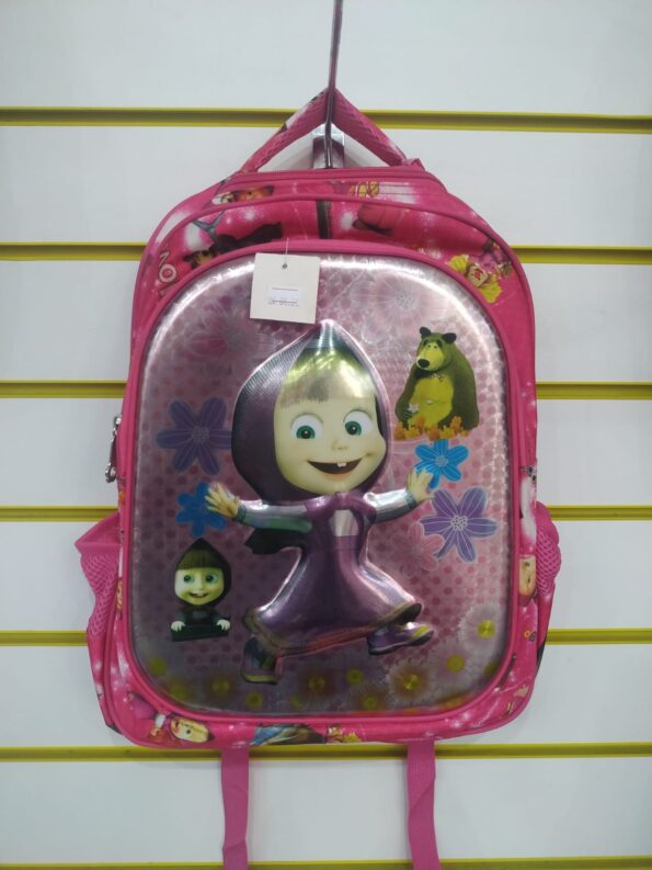 Mochila De Costa Inf Personagem Masha Urso Da018889 42x30cm (1)