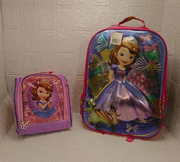 Mochila Infantil Kit 2pçs Pincesinha Sofia – Dmh Center (1)