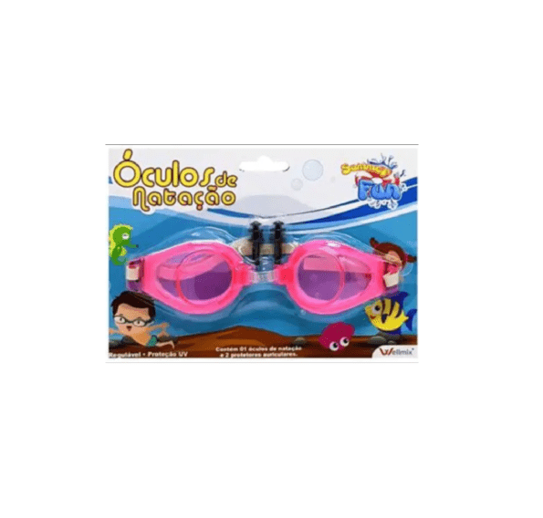 Oculos De Natação Proteção Uv Wellmix Wx2943 Summer Fun