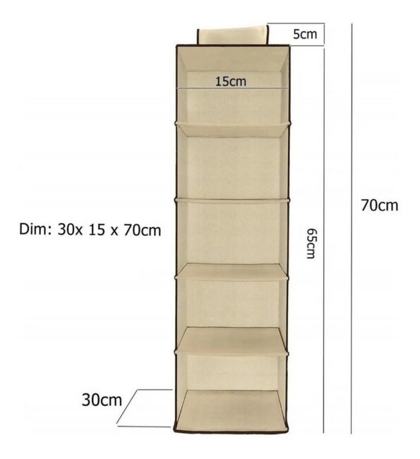 Organizador Parmario 15x30x70cm Mj-93010 (1)