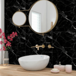 Papel De Parede Placa Adesiv Marmore Pr 60x30cm Ds11262 6un (6)
