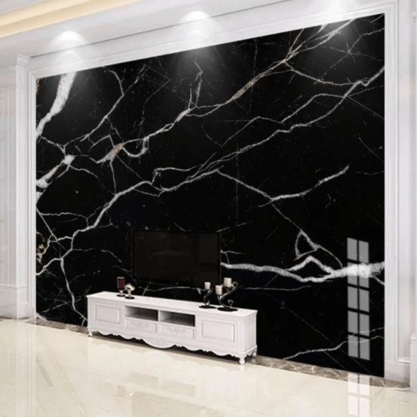 Papel De Parede Placa Adesiv Marmore Pr 60x30cm Ds11262 6un (6)
