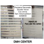 Persiana Decorativa Double Vision 150cmx200cm Dam059 Creme (4)