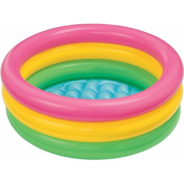 Piscina Infantil Por Do Sol Criança Inflável Acolchoado (1)