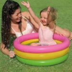 Piscina Infantil Por Do Sol Criança Inflável Acolchoado (1)