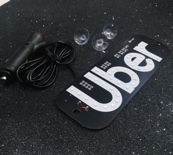 Placa De Uber Led Para Carro (5)