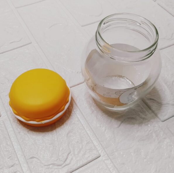 Pote De Vidro Macaron 240ml 10x6cm Splendo Wellmix Wg09646 (1)