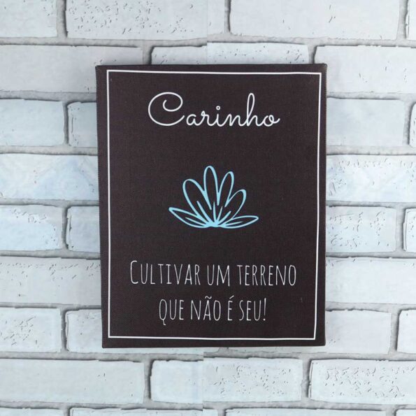 Quadro Decorativo Tela Em Tecido