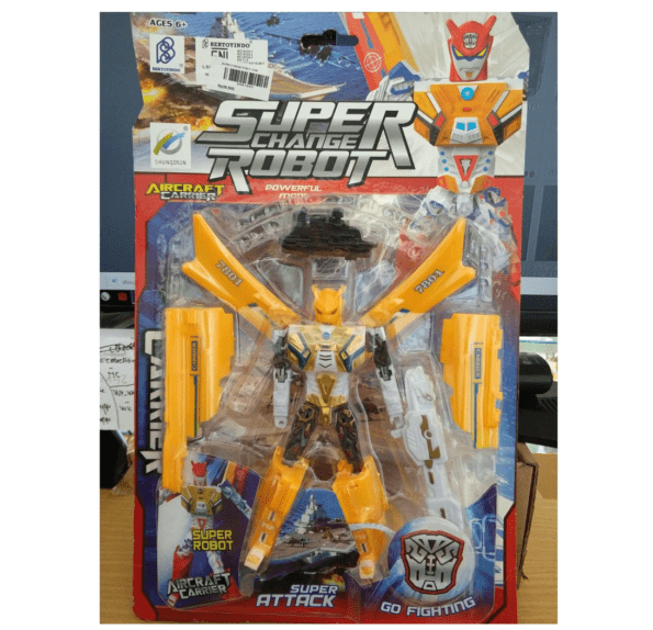 Robo Plast (7pçs) Hk-1001100175 Aviao Sort