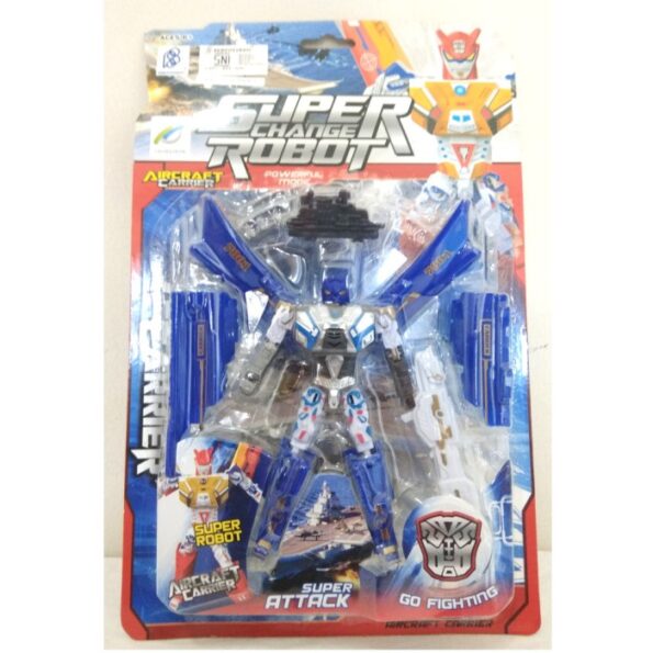 Robo Plast (7pçs) Hk-1001100175 Aviao Sort