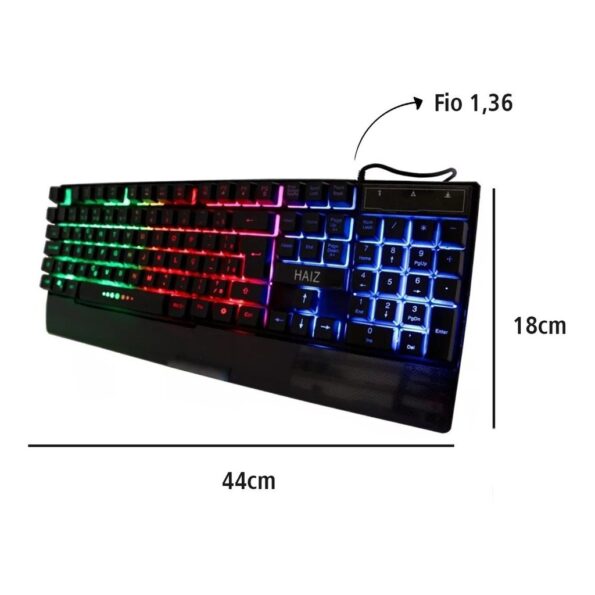 Teclado Pcomputador Pc Game Haiz Hz-100 (1)