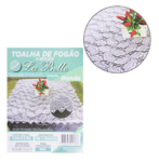 Toalha De Fogão 4 Bocas De Renda 55x70cm 2507407