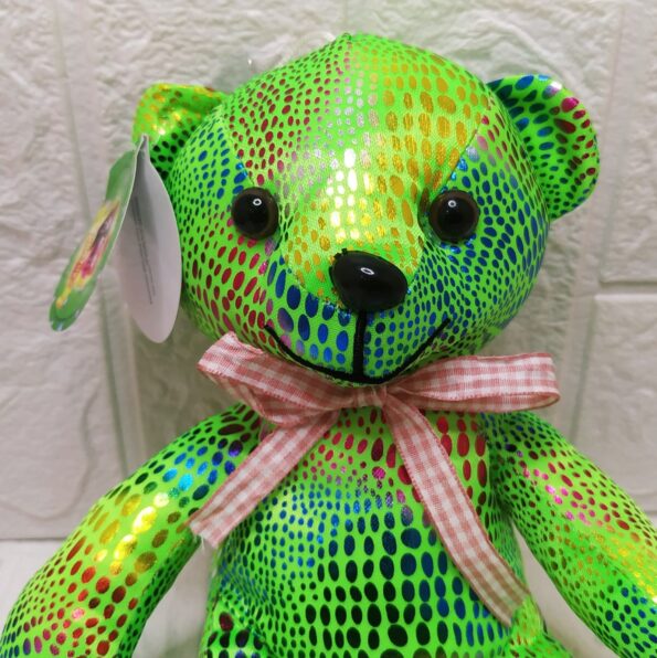 Urso De Pelucia Diversos 16cm A 22cm 1410-1 Tuka Toy – Urso Colorido (3)