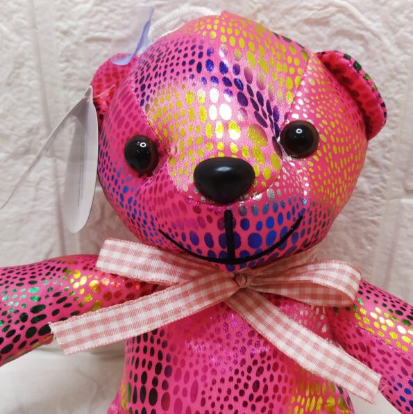 Urso De Pelucia Diversos 16cm A 22cm 1410-1 Tuka Toy – Urso Colorido (4)