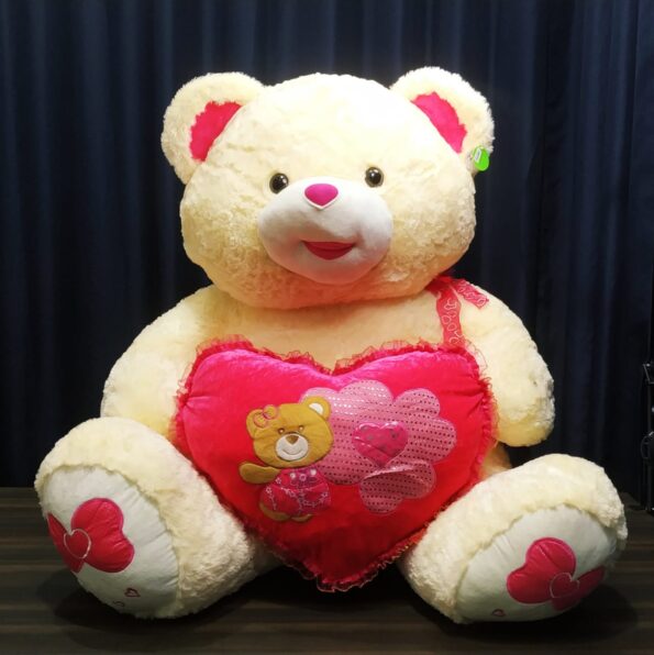 Urso De Pelucia Gigante 1,20m Kl68751mr12u Tuka Toy