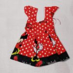 Vestido Rodadoo Personagem Miniee Infantil Veste 1 E 2 Anos (2)