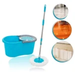 balde spin mop 6l 123util plast 46x26x22cm cabo 120cm1 ud432