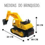 carro controle remoto retroescavadeira 3 func wb6727 21cm1