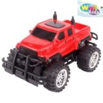 carro de controle remoto possantes 7 fu a pilha wb3780 22cm-picape vermelho 1