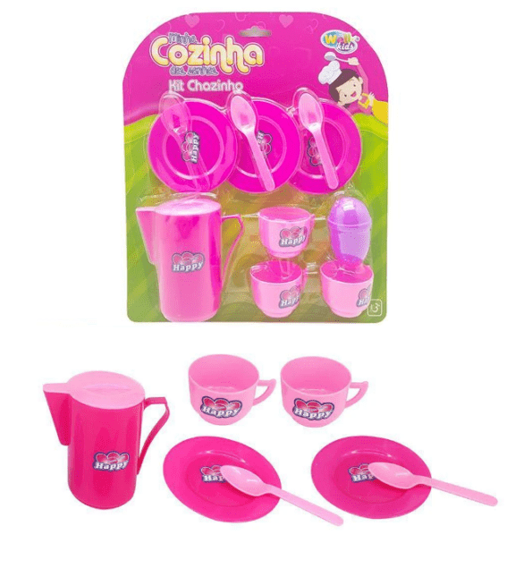 kit minha cozinha chazinho wb5818 13pçs well kids2