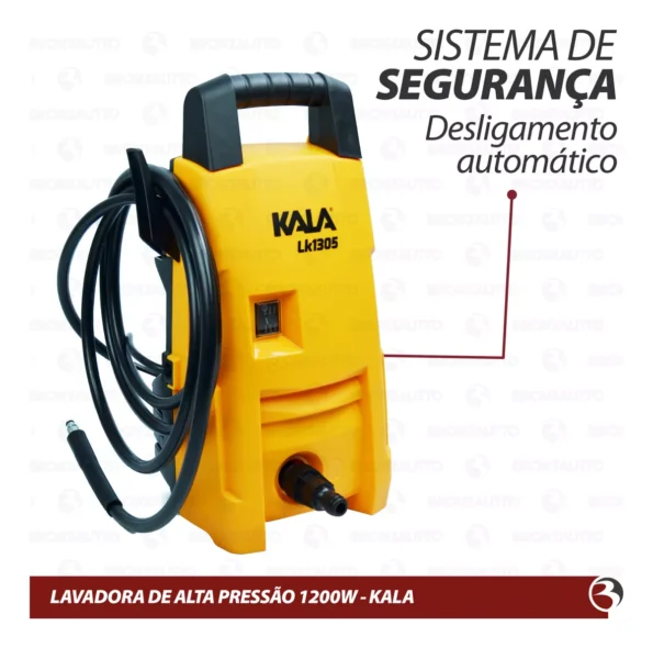 lavadora de alta pressão com jato vap regulável 1200w kala- 2