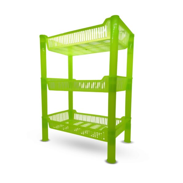 prateleira estante de plástico organizador 27cmx17cm fuy381-verde