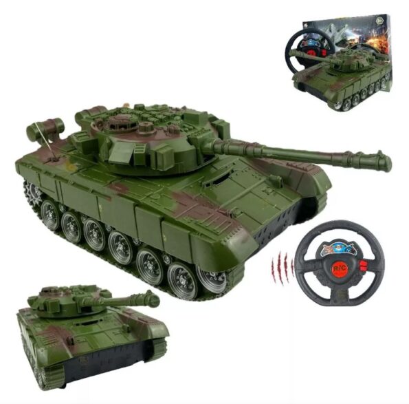 tanque guerra controle remoto a pilha tk-ab3623 20x10cm