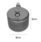 Açucareiro Inox 8×5.8cm Mz-36265 (1)