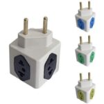 Adaptador Bejamim 10a 20a 4 Tomadas Estrela (1)