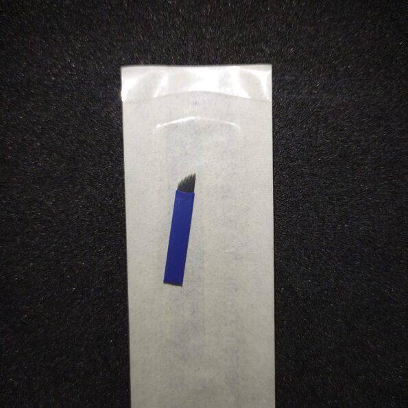 Agulha Lamina Tebori 14 Flex Azul (1)