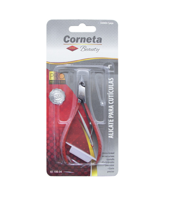 Alicate Para Cuticulas 4 Corneta Inox Pref Gold 42.100 (3)