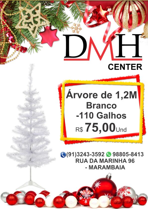 Arvore De Natal 1.20cm -branco (2)