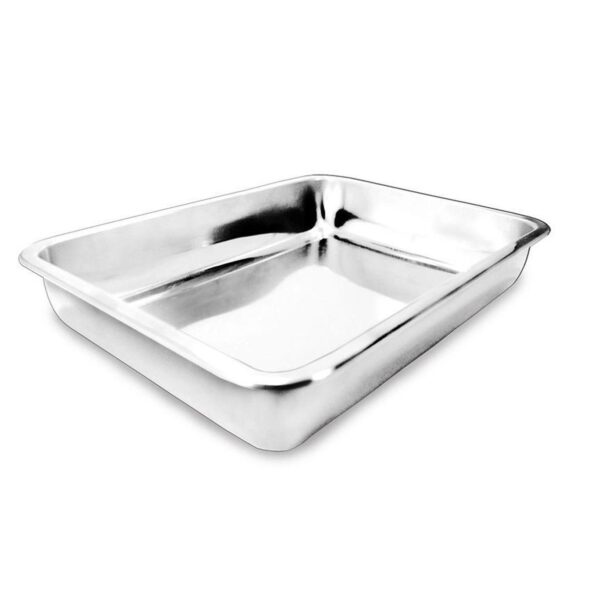 Assadeira Retangular Aço Inox 40x30x4,3 Cm 123 Util Ud111