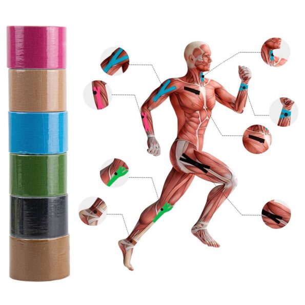 Bandagem Elástica Fita Adesiva Neuromuscular 5 Mts – Mb Fit (3)