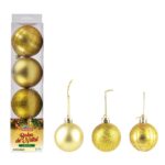 Bolas De Natal Dourada Cristal Art Christmas Nº7 Zc429 (2)