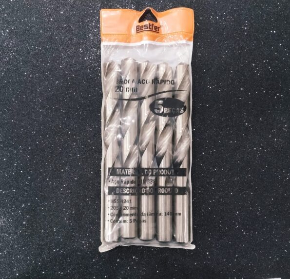 Brocas Aço Rapido 20mm (din 338 Hss)1un Bfh1678 (1)