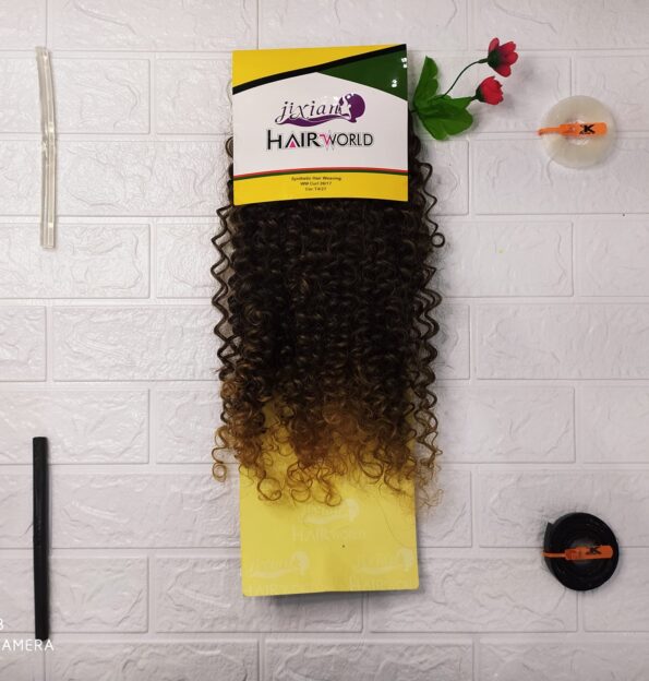 Cabelo Cacheado Organico 120g 55cm Em Tela Jixian Hair World – Cor. (t4-27) (1)