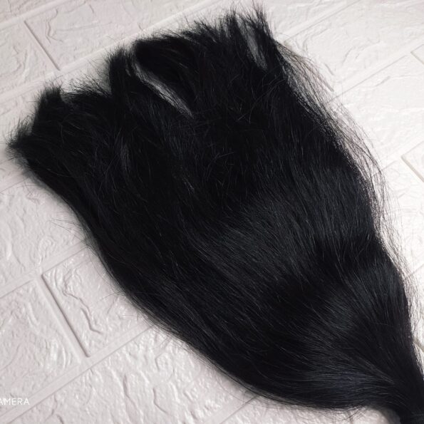 Cabelo H 40cm 90g 8,00 Preto Liso, Regional Virgem (3)