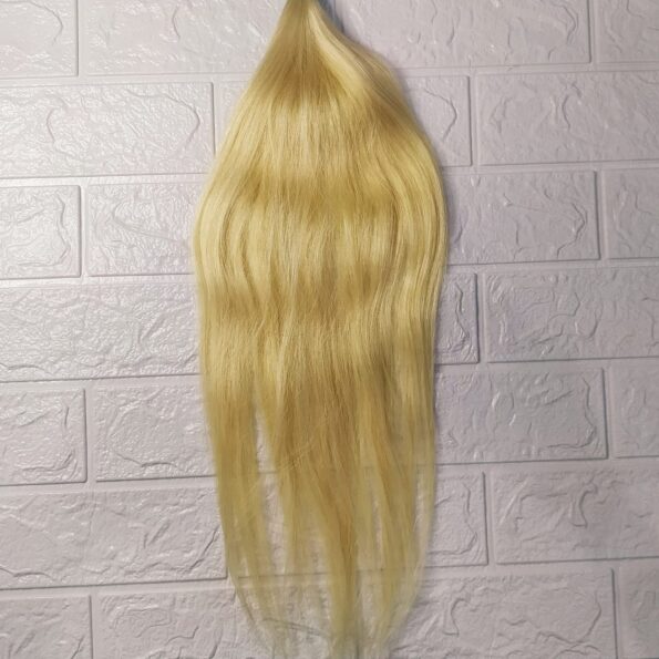 Cabelo Humano 100g 13,75g 60cm Loiro Leve Ondulado Dh Dourada (2)