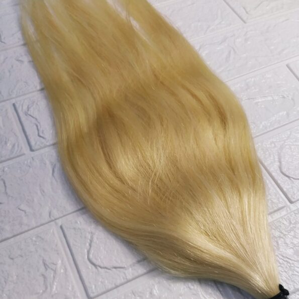 Cabelo Humano 100g 13,75g 60cm Loiro Leve Ondulado Dh Dourada (3)