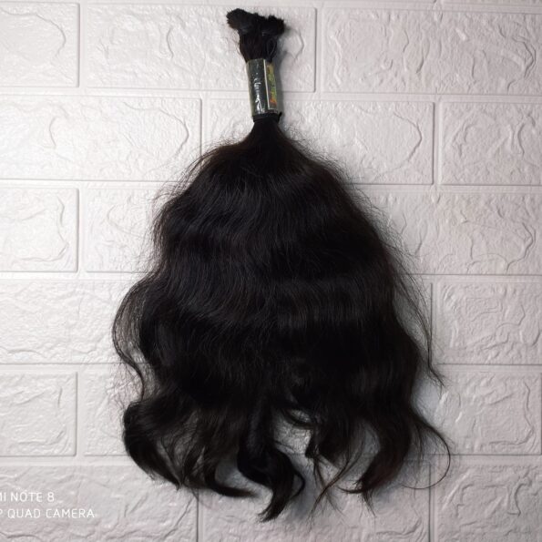 Cabelo Humano 40cm 100g 6,00g Castanho Medio Ondulado Regional (2)