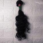 Cabelo Humano 40cm 66g 6,40 Preto,ondulado Regional Não Virgem (2)