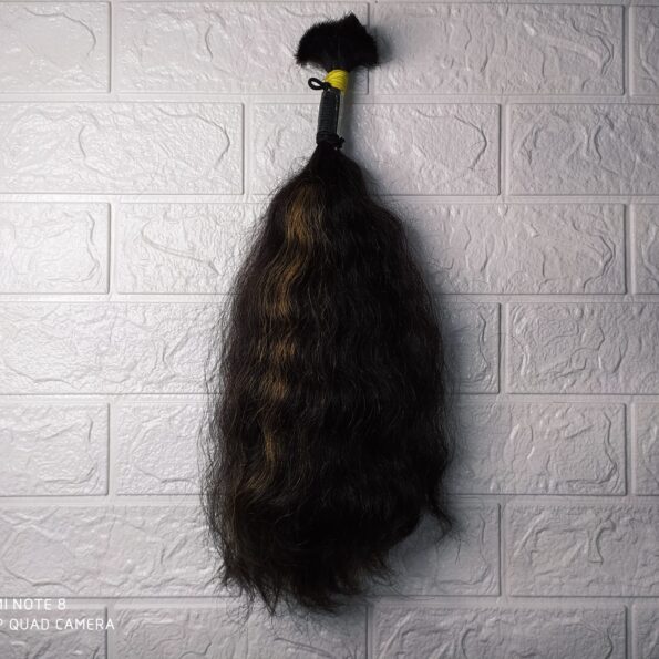 Cabelo Humano 45cm 62g 6,50 Castanho Medio, Ondulado Regional (1)