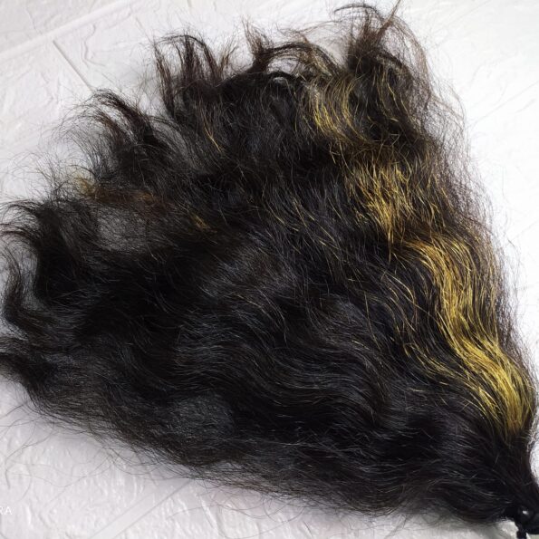 Cabelo Humano 45cm 62g 6,50 Castanho Medio, Ondulado Regional (3)