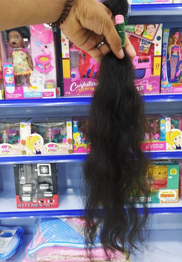 Cabelo Humano 50cm 48g 8,00 Castanho Claro,ondulado Regional (3)