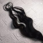 Cabelo Humano 65cm 10,00 Preto Leve Ond, Não Virgem (1)