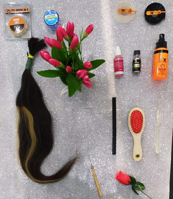 Cabelo Humano 65cm 54g 12,00 Castanho Leve Ondulado, Regional Não Vergem (1)