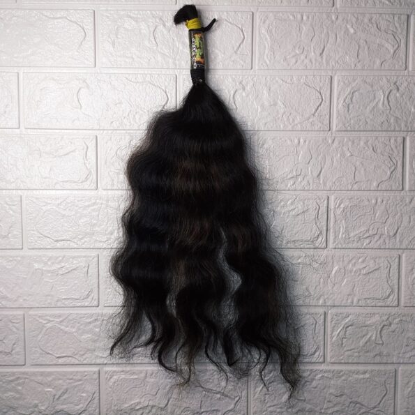 Cabelo Humano Bras 50cm 47g 10,70g Preto, Nos (2)